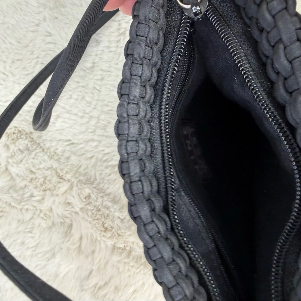 Nine West Woven Black Shoulder Bag‎